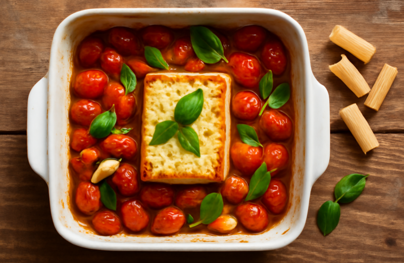 Baked feta-pasta: den virale ovnret med feta